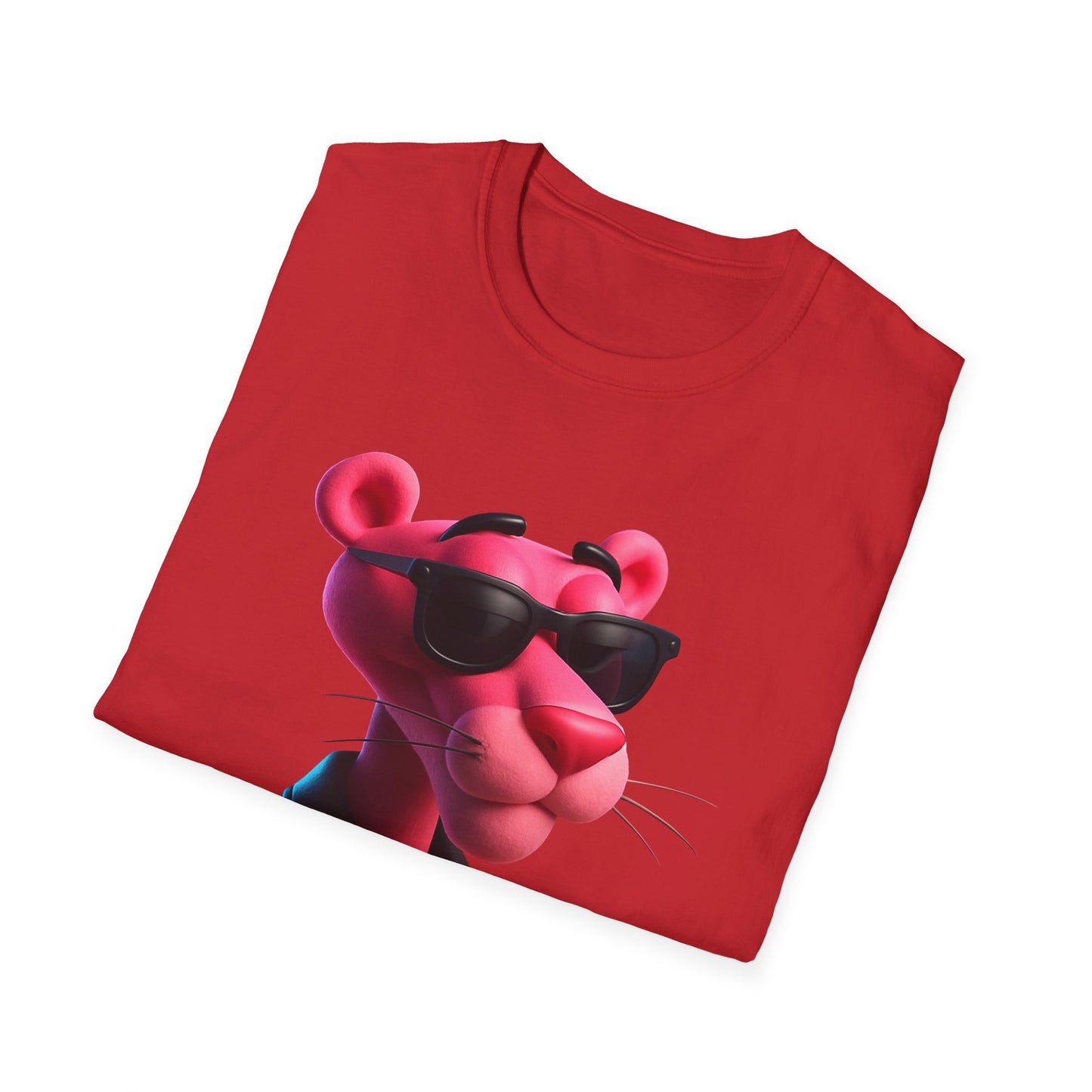 Unisex Softstyle T-Shirt Pink Panther