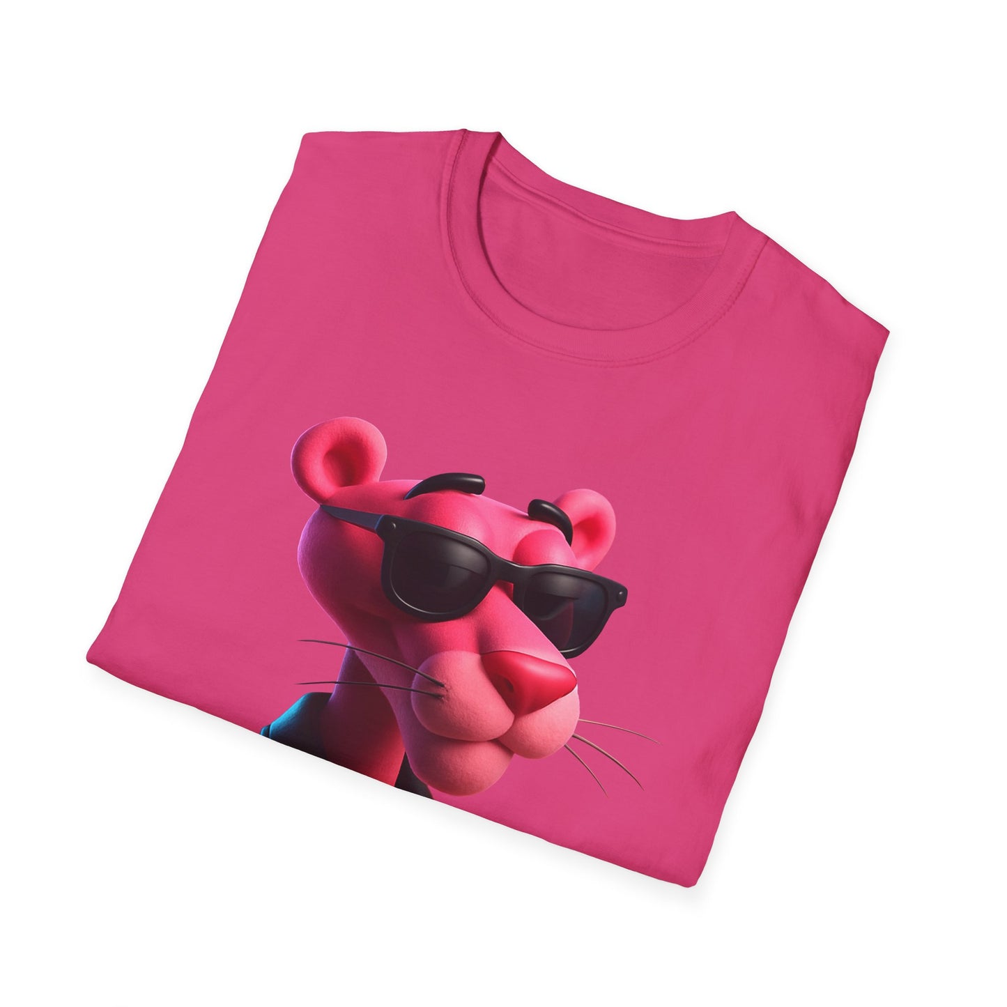 Unisex Softstyle T-Shirt Pink Panther