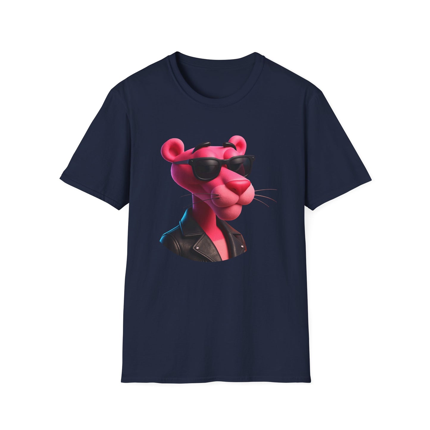 Unisex Softstyle T-Shirt Pink Panther