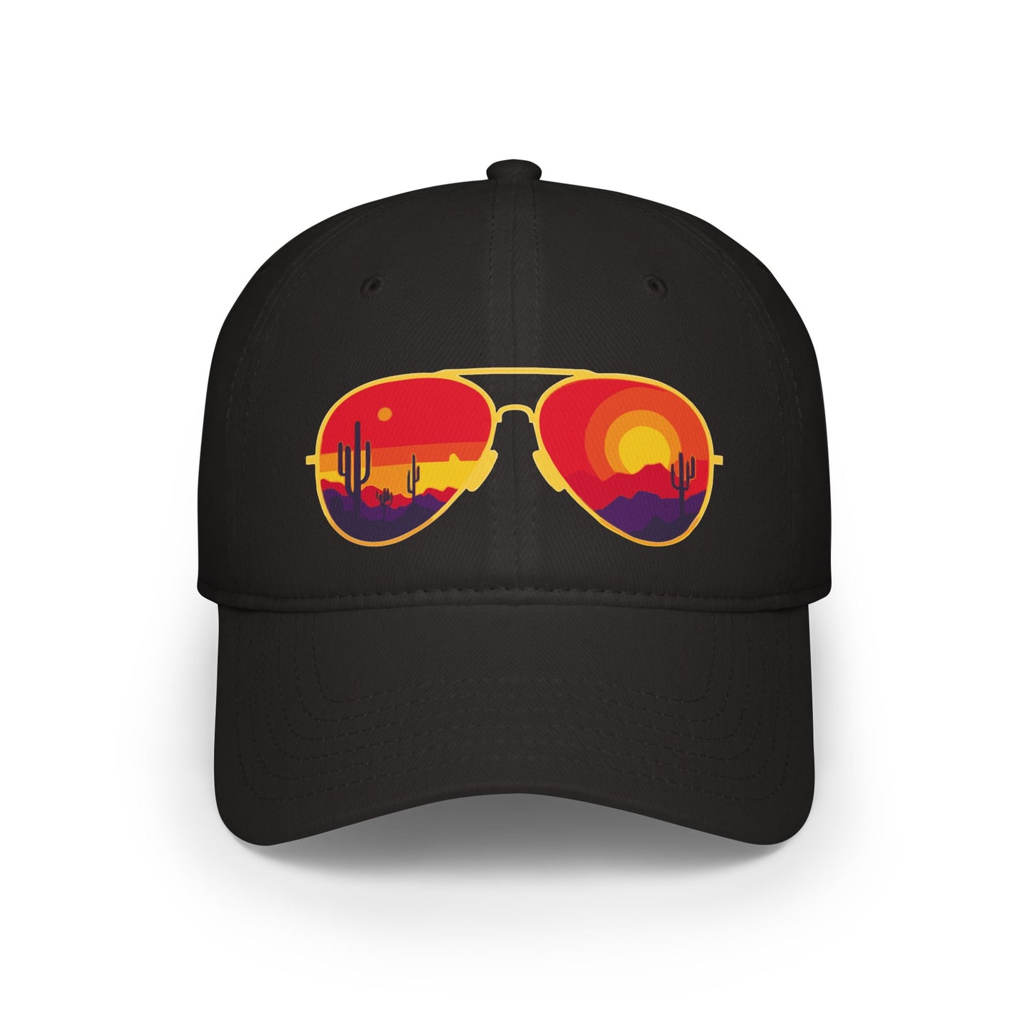 Low Profile Baseball Cap sun glasses
